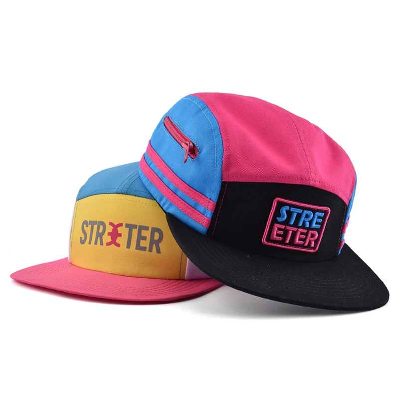 Wholesale Custom Logo 5 Panel Camping Camper Cap - Sporty