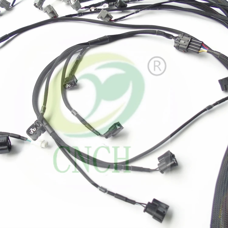 LS1 LT1 LS7 Camaro MegaSquirt MS3-Pro Standalone ECU  8' Wiring Harness  - CNCH Factory Custom Wire Harness Plugs