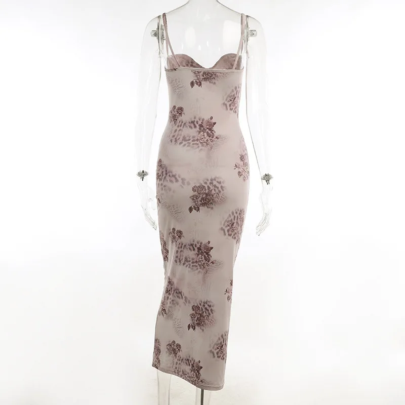 Women's Elegant Tight Waist Fashion Leopard Print Gradual Casual Strap ...