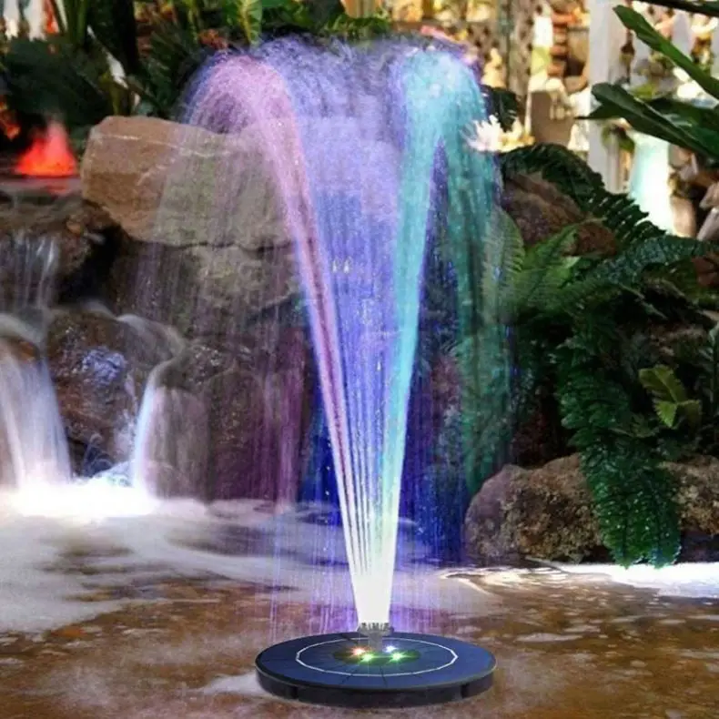 LED Colorful Water Floating Pump Fountain Light for Pool Swimming Pool Spa Pond Outdoor Garden Villa Hotel Yard