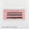 3 Line - SE 02-Black Hair-Clear Glue