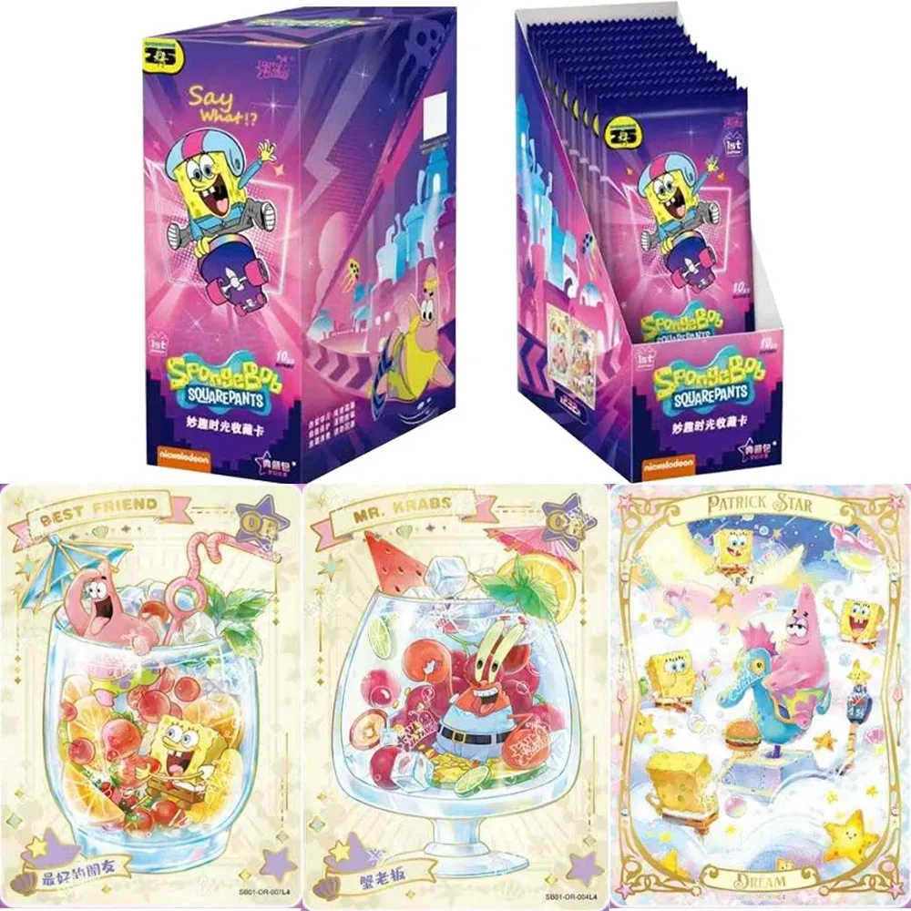 2023 SpongeBob SquarePants KAYOU Licensed Trading Cards  Sealed Booster Box   Collectible Box Set Spongebob Figurines