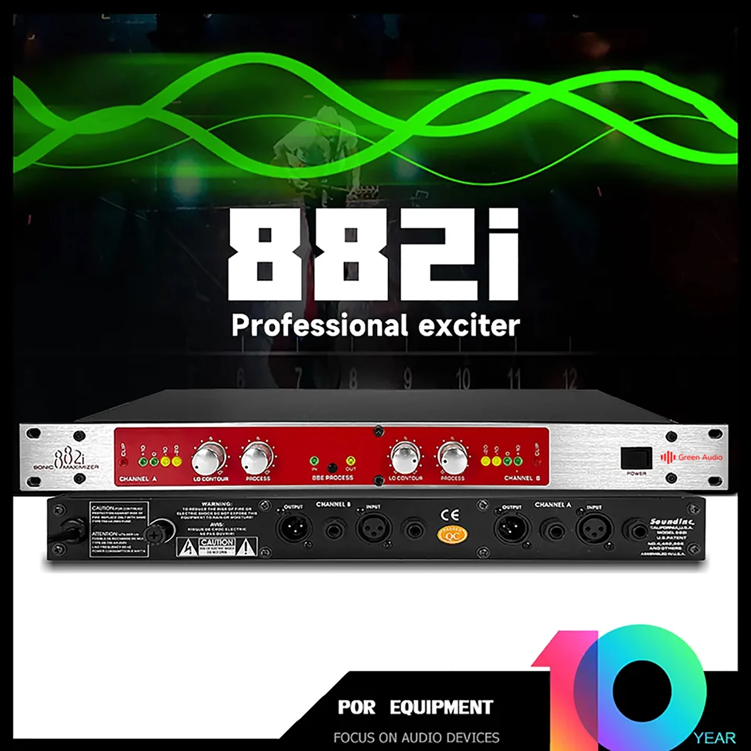 Gax-882i BBE Effects Processor - Professional Audio Enhancer
