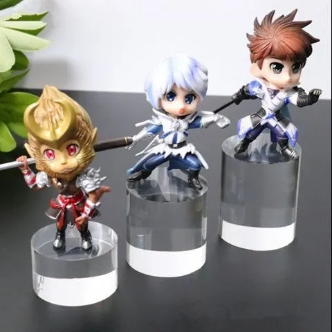Custom Clear Round Block Solid Acrylic Column Rod Display Riser Perspex Cylinder