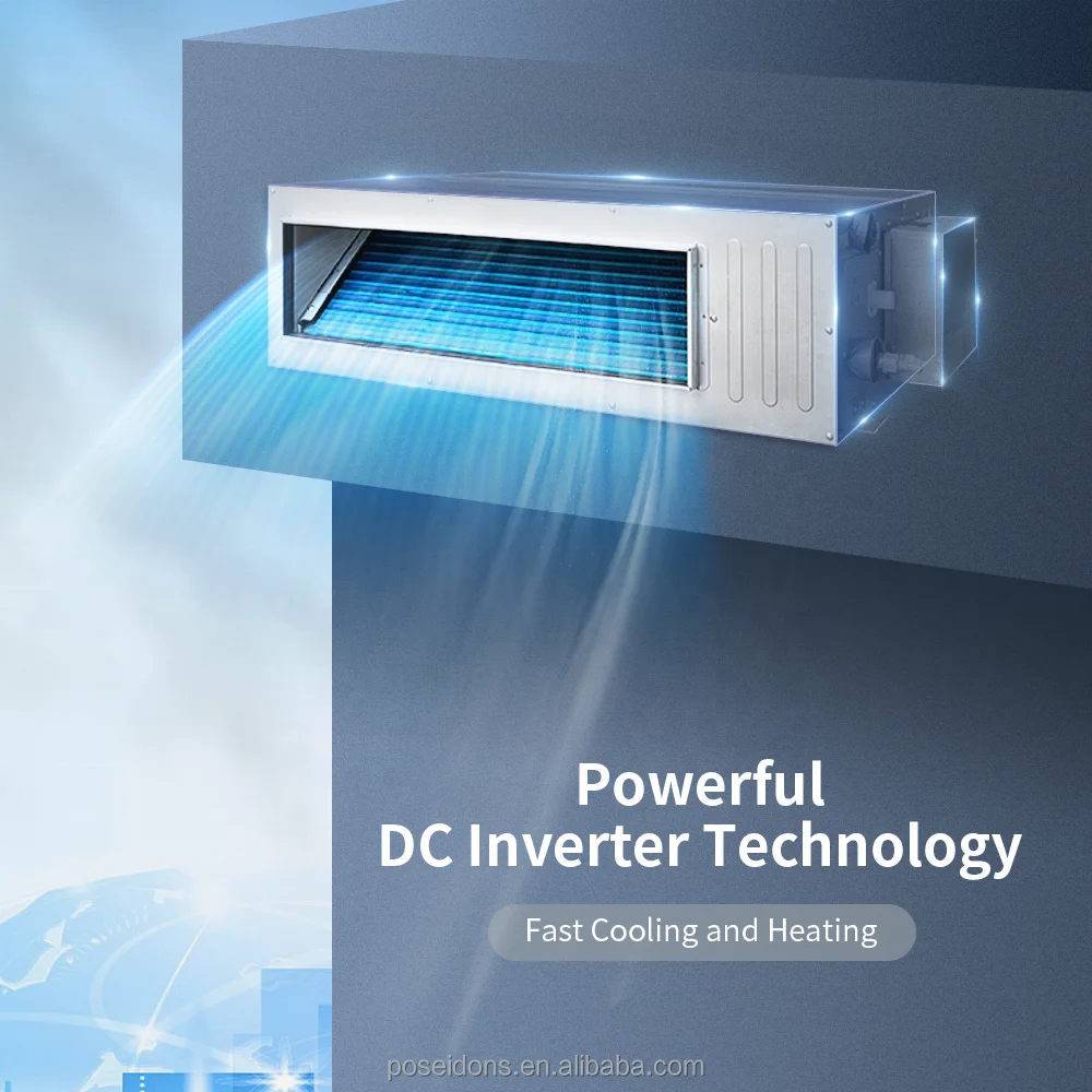 Gree Smart Ceiling Mounted Air Conditioner Ducted Heat Recovery Ventilation System VRF Inverter Duct Ducted Air Conditioning
