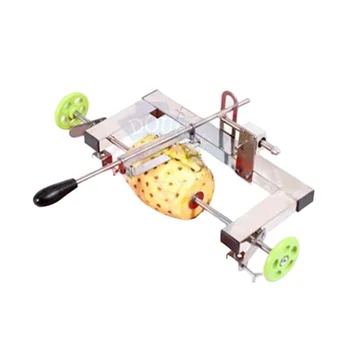 Factory Supply Mini Hand Pineapple Peeler/Manual Ananas Peeling Machine With Bottom Price
