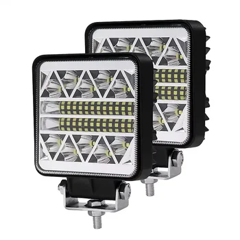 3030 LED 4 Inch square Round Car Work Light off Road 4x4 Truck Suv 4wd Boat All Terrain Vehicle Tractor Headlight