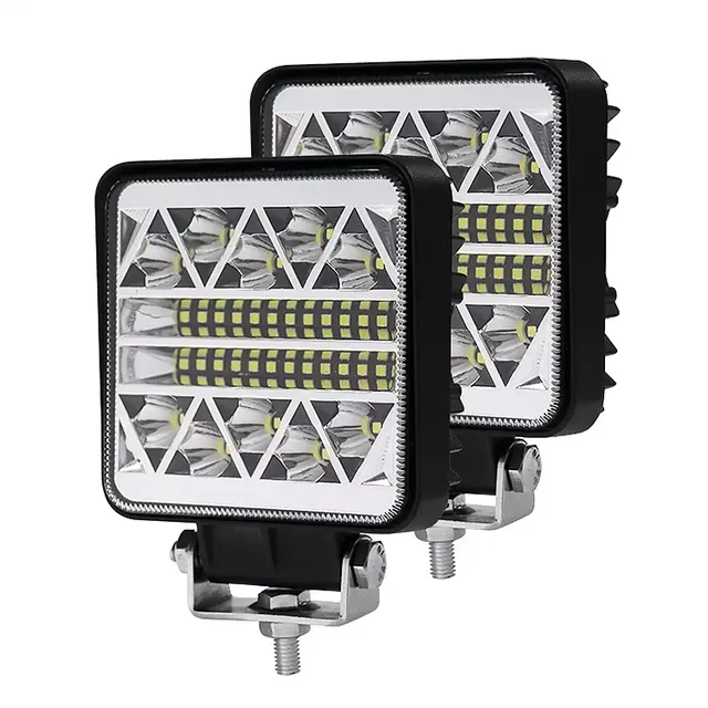 3030 LED 4 Inch square Round Car Work Light off Road 4x4 Truck Suv 4wd Boat All Terrain Vehicle Tractor Headlight