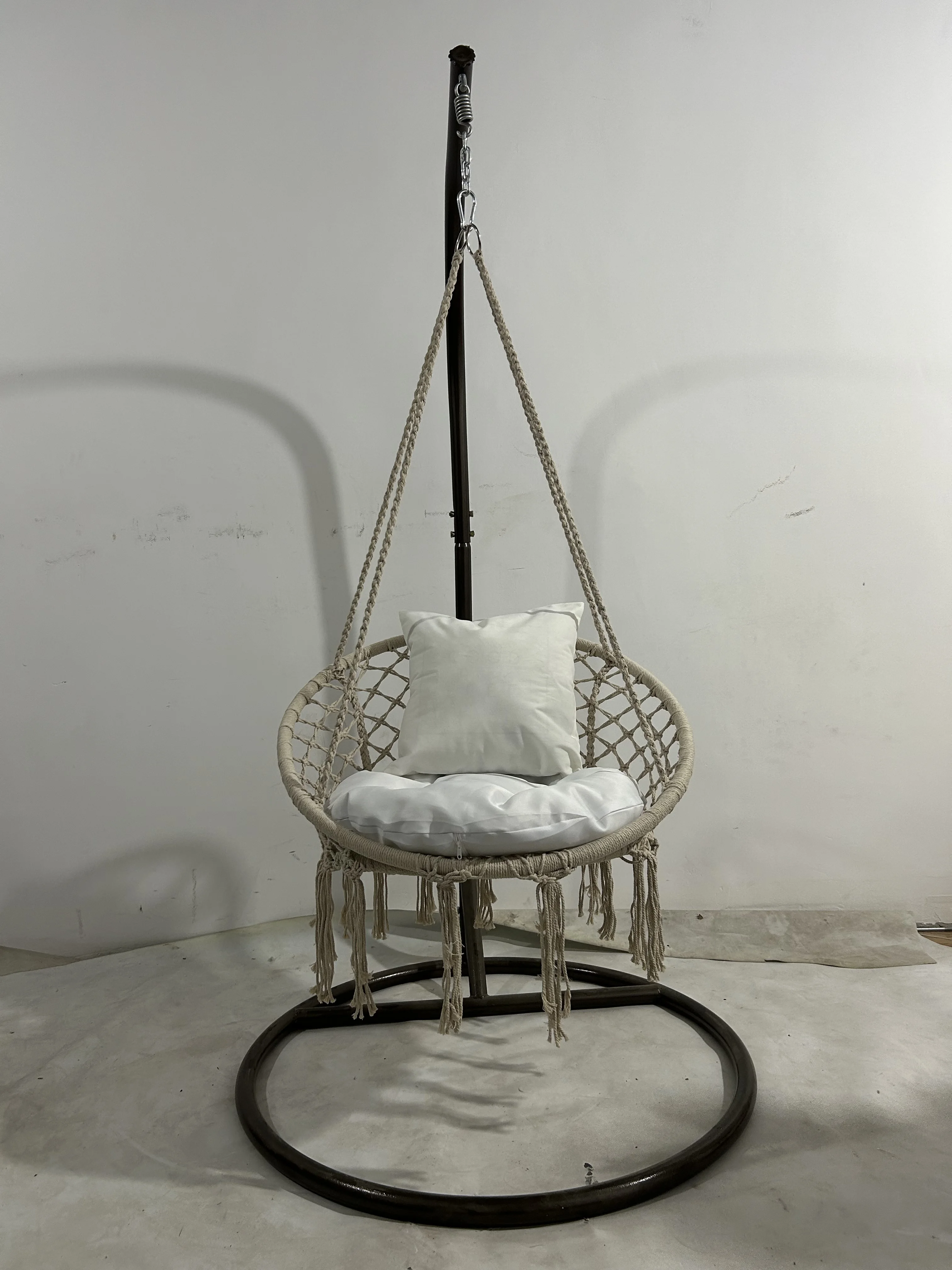 Entspannen Sie Hänge Sessel Schlafzimmer Innen Seil Stuhl Boho Schaukel Kinder Teenager Erwachsene Decke Schaukel Stuhl