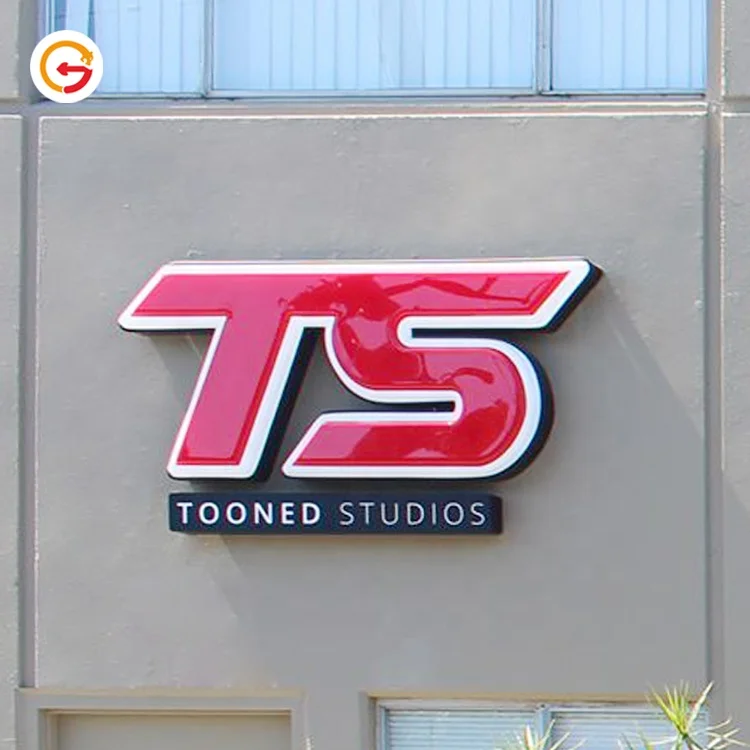 JAGUARSIGN под заказ уличный вакуумный формовочный круглый световой короб из нержавеющей стали круглые деревянные наружные вывески светодиодный светильник 3D коробка