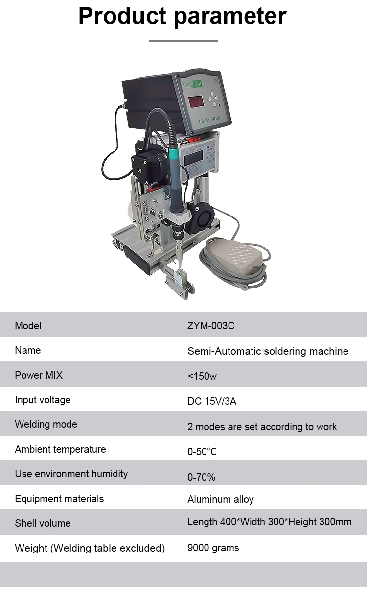Borx Semiautomatic Soldering Machine,15v/3a For Aux,Dc,Usb,Led Lights