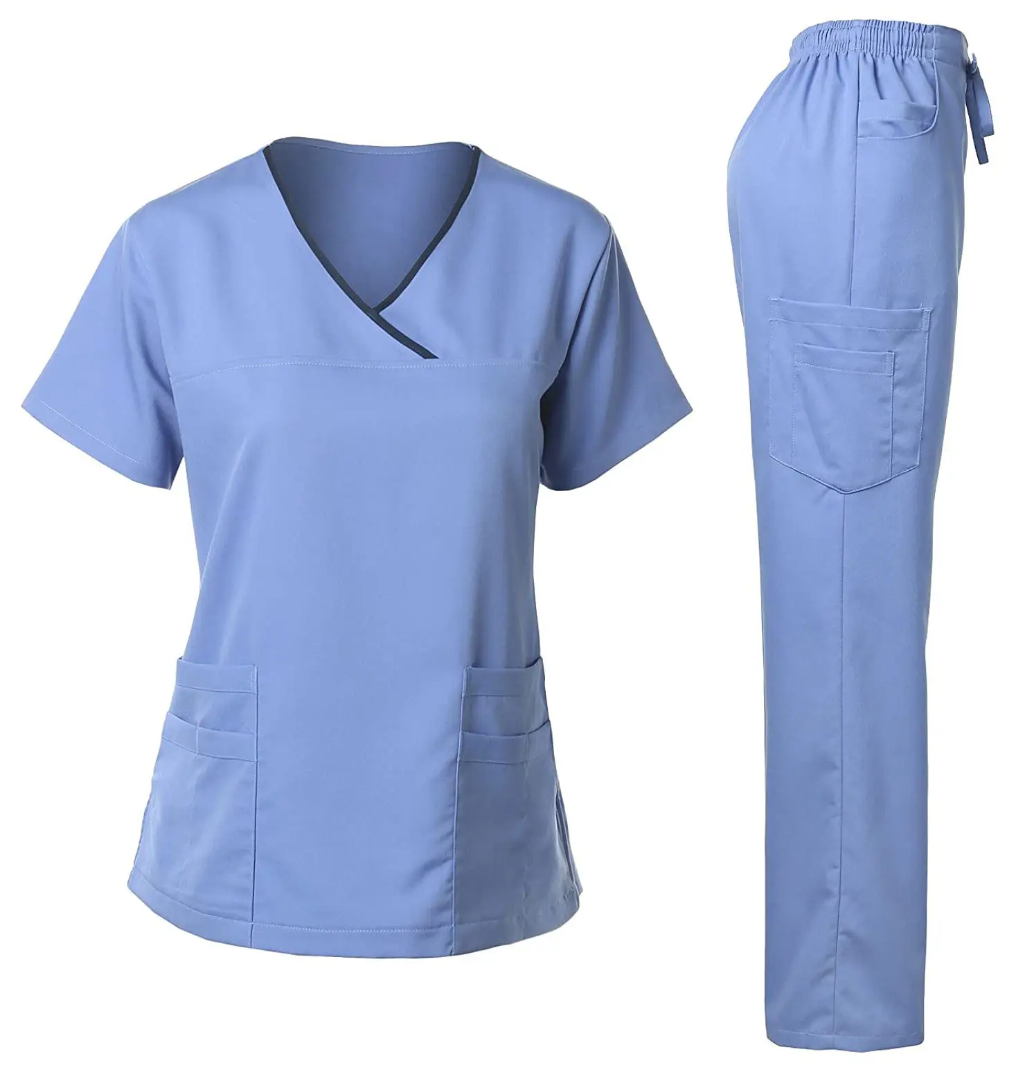 Hot Sale Medical Scrubs Uniforms Women Scrub Nurse Uniform Sets For ...