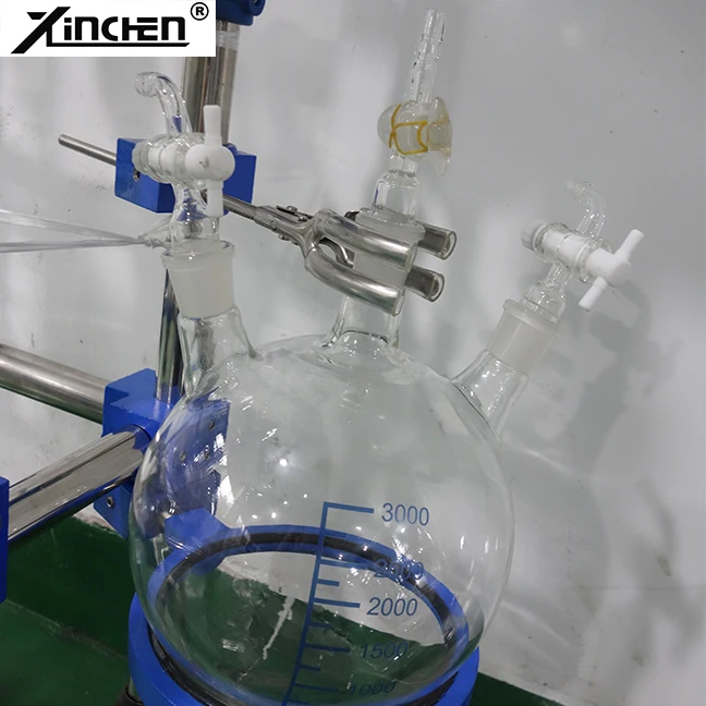 2L 5L 10L 20L  jacketed bioreactor for bacterial fermentation supplier