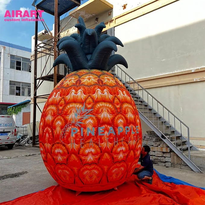 Giant Inflatable Fruit Pineapple Model /custom Movable Inflatable Fruit Costume Mascot