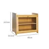 Double couche de couleur bois naturel