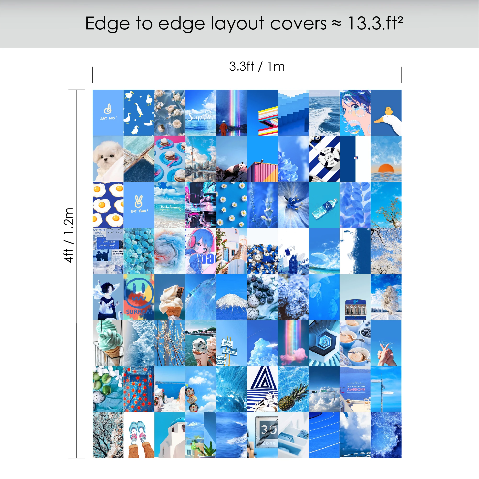 50 штук 4x6 картина настенный фотоколлаж Художественный набор эстетическое украшение комнаты для спальни