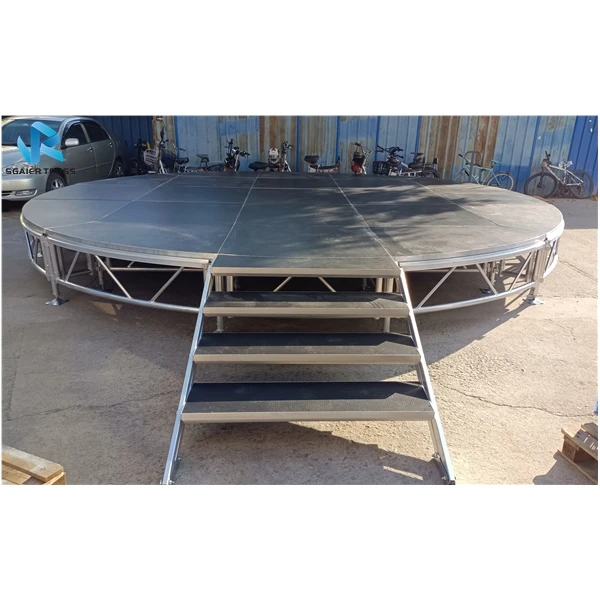 Mobile Stage Wedding Stage Used Stage Aluminium for Sale Modern Church Podium