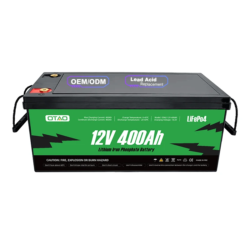 Lifepo4 Battery 12v 400ah Brand New Grade A Rechargeable Lithium Iron 