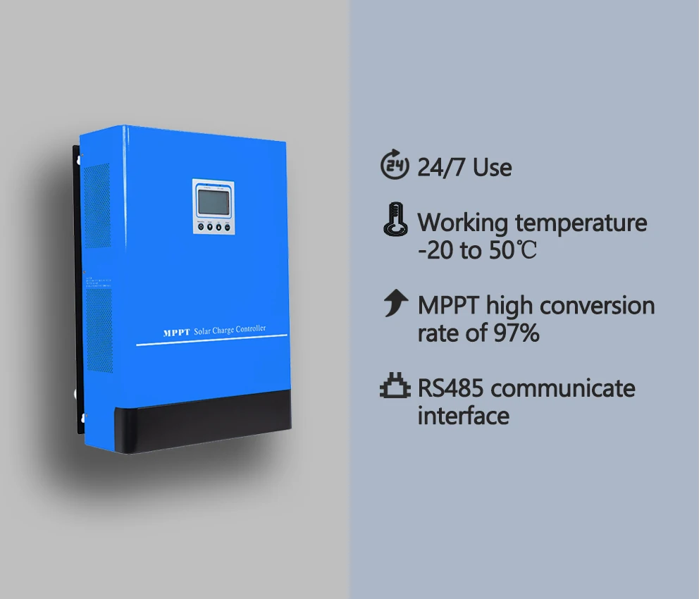 Smart Mppt Controller 12v 24v 48v Solar Charge Controller 30a 40a 50a