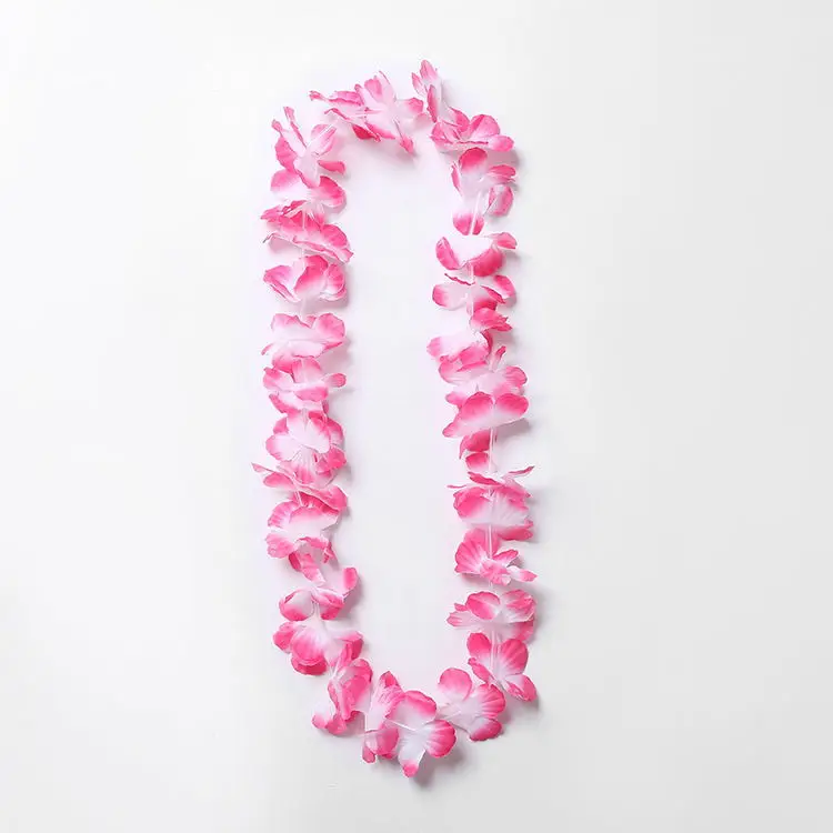 Artificial Silk Flower Hawaiian Wreath Hawaii Beach Theme Party Decor