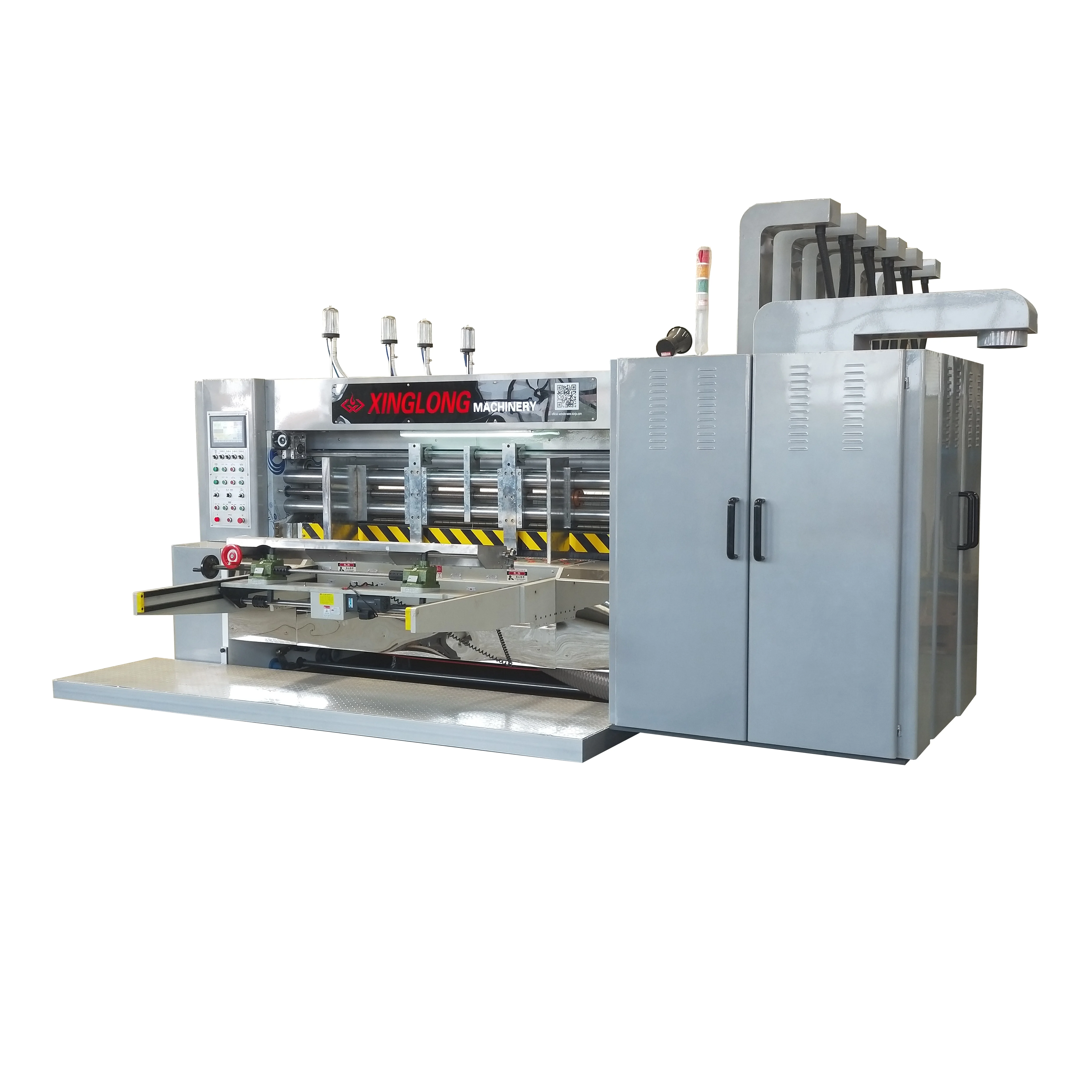 Newest 4 Colors Flexo Printer Corrugated Packaging Machine