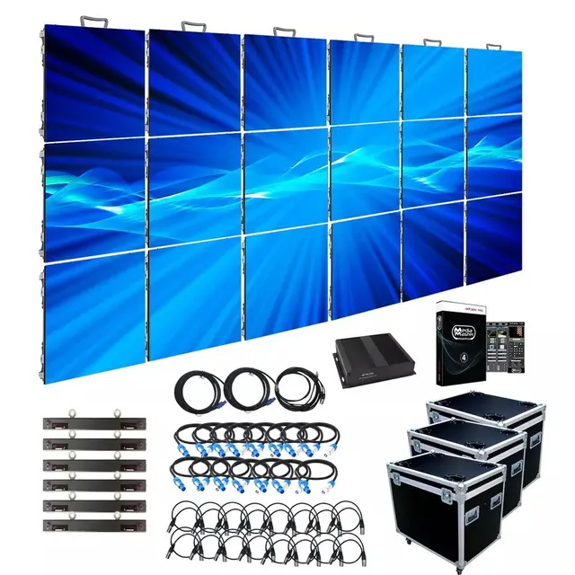 P3.91 indoor rental video wall panel pantalla led absen ecran led exterieur display screen