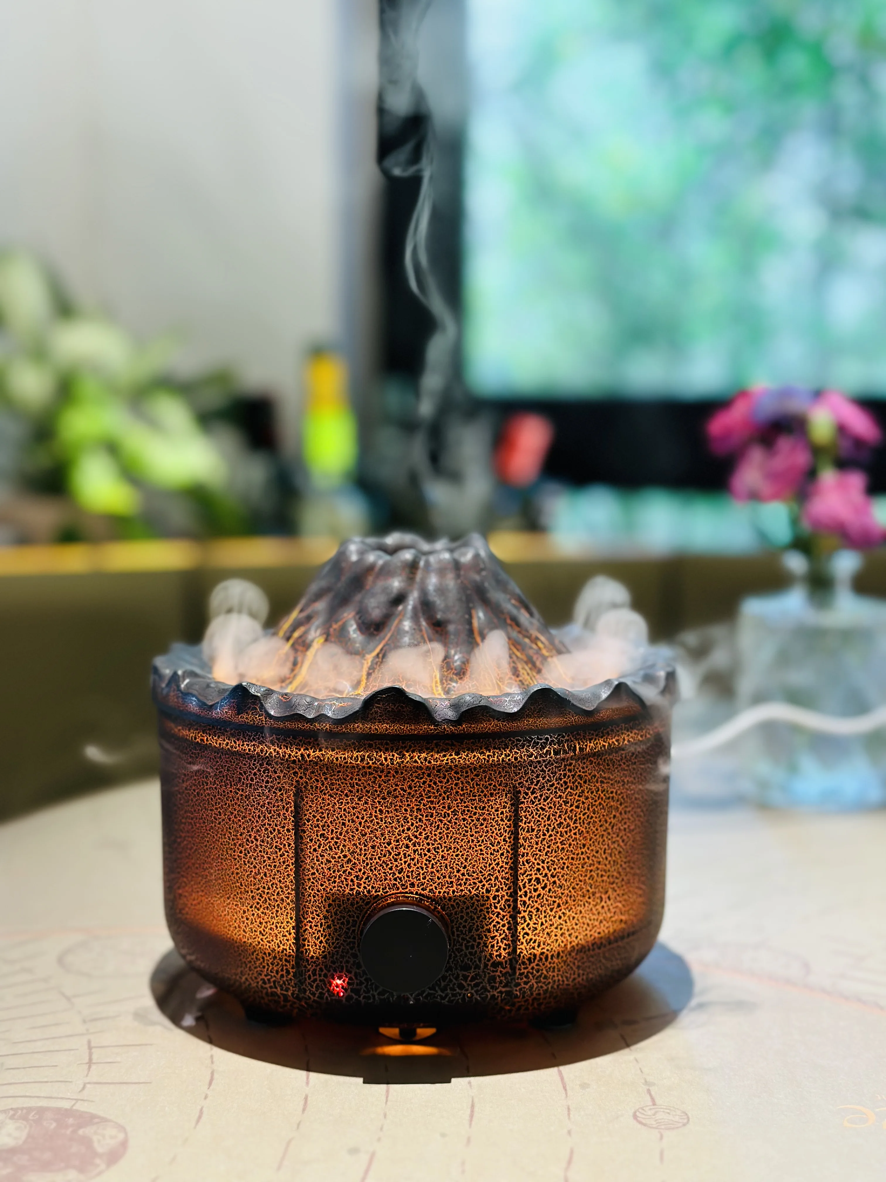 Luxury Popular Jellyfish Volcano Rock Diffuser Portable Volcano ...