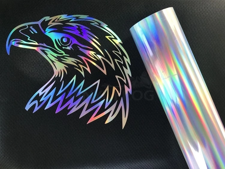 holographic sticker logo