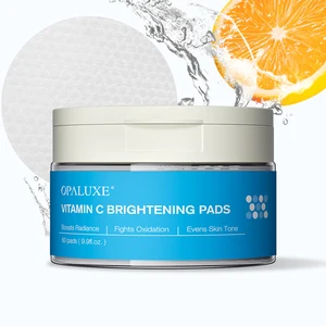 ALIVER Firming Energizes Skin Brightening Makeup Disposable Cotton Facial Face Turmeric Kojic Acid Exfoliating Cleansing Pads