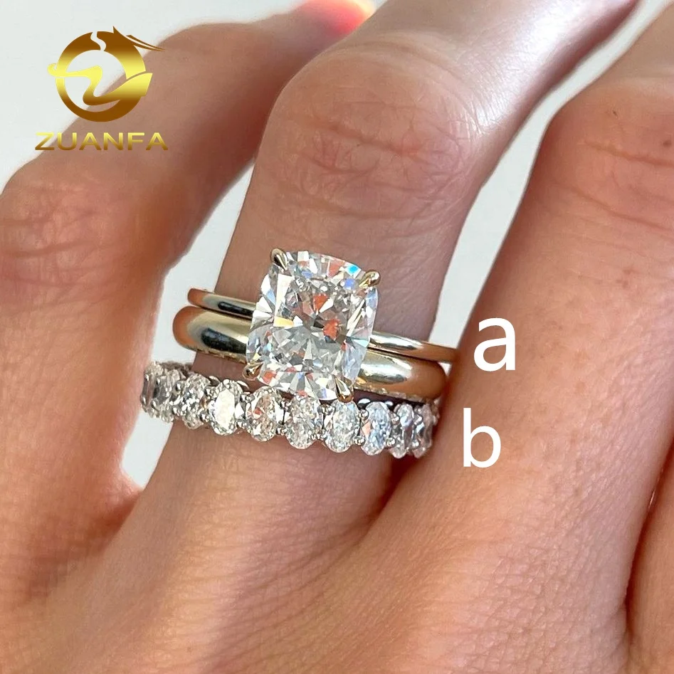 Best Price Oval VVS Diamond Rings for Women Romantic Jewelry Engagement  Wedding Band Moissanite Diamond Ring