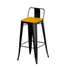 Matte black 75 high wood surface