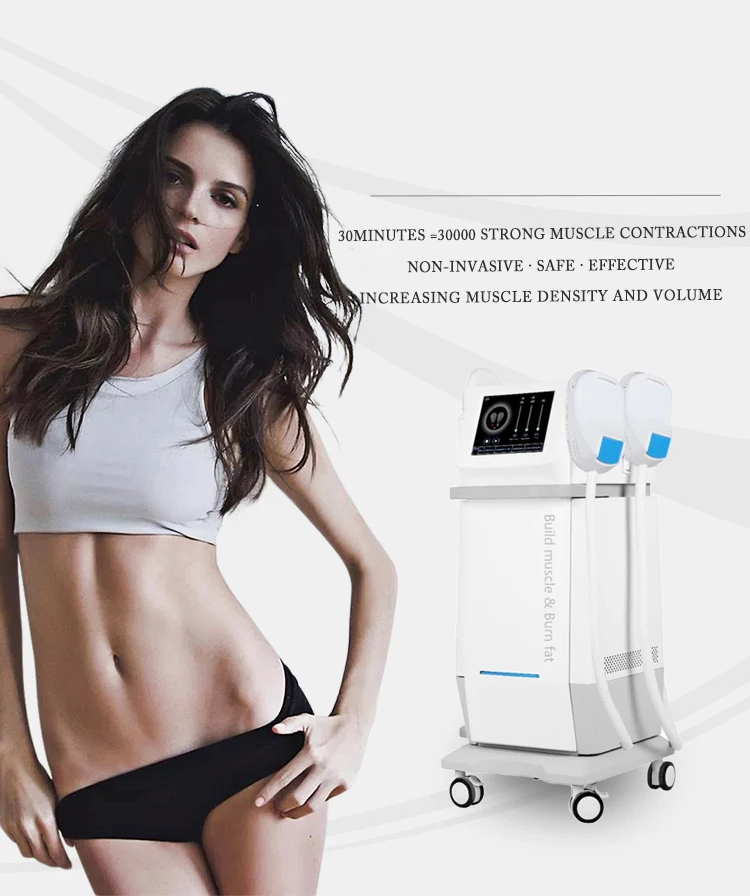 4 handle work together arm leg body High Intensity Electromagnetic Muscle Trainer Build Muscle Burn Fat Slimming machine