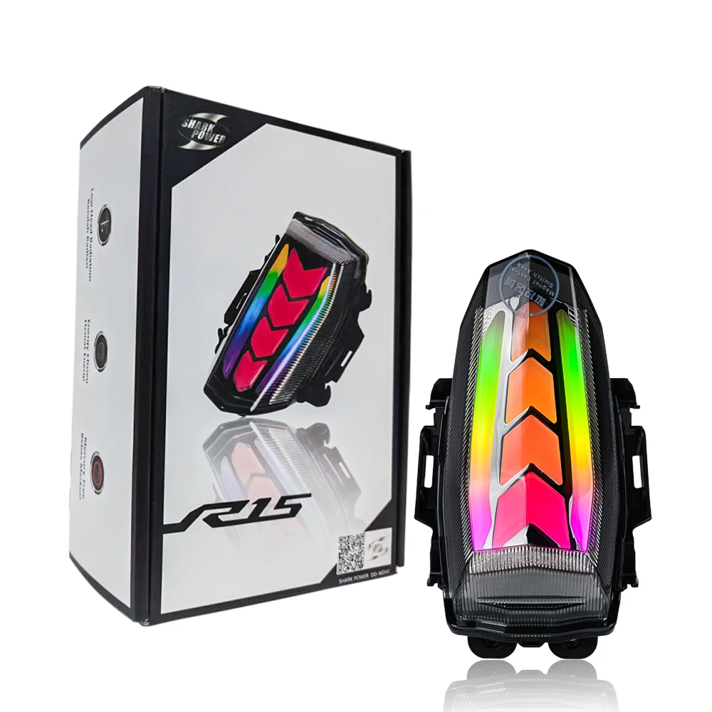 雅马哈R15 V3 YFZ配件促销项目发光二极管尾灯制动转向灯摩托车照明系统