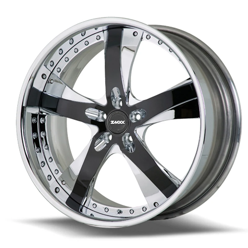 Zxmm 2 Pieces Custom Forged Chrome Wheels 18-28 Inch Polished Deep Lip Rims Concave Passenger Car