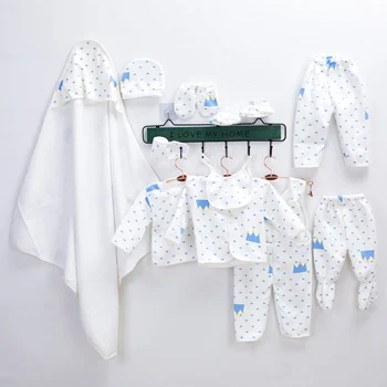 11pcs Value Pack Wholesale Warm Winter Baby Clothes Set Baby Winter Pajama Boby Suit