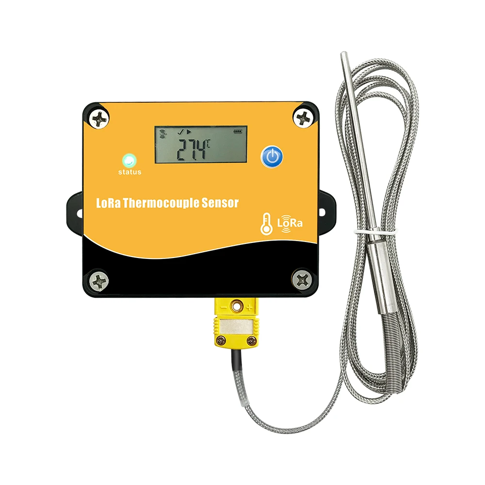 Wireless Lora Temperature Long Range k Type Thermocouple Transmitter