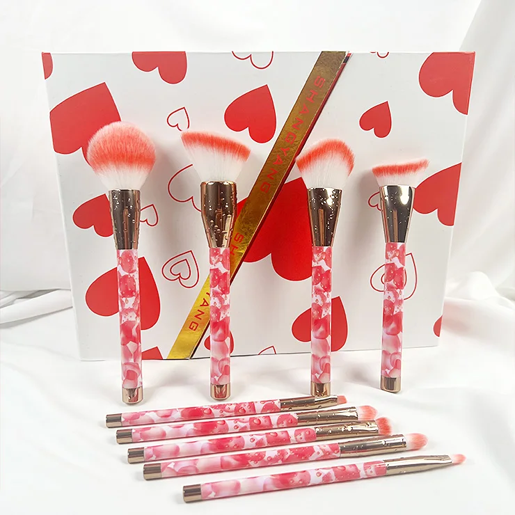 High Quality Kit Makeup Brushes Cosmetic Professional Private Label Makeup Brush Set With Box