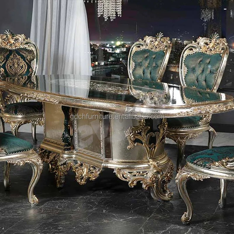 French Luxury Dining Table Home European Dining Table And Chair