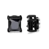 5mm Black Square 1 pair