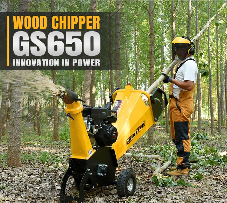 Austter Commercial Shredder 7hp Small Woodchipper Wood Chippers For