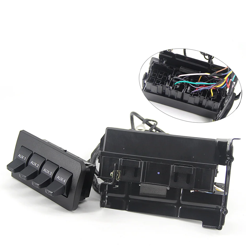 Auxiliary Dash Upfitter Switch for 2011-2016 Ford Super Duty F250 F350 F450 F550 Replace AL3Z13D730AA BC3Z14A303B 