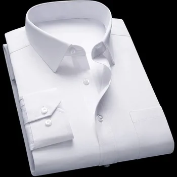 Chemise Homme F&F Blanche Taille 48 - Taille Régulière Manches Longues En Coton Neuf