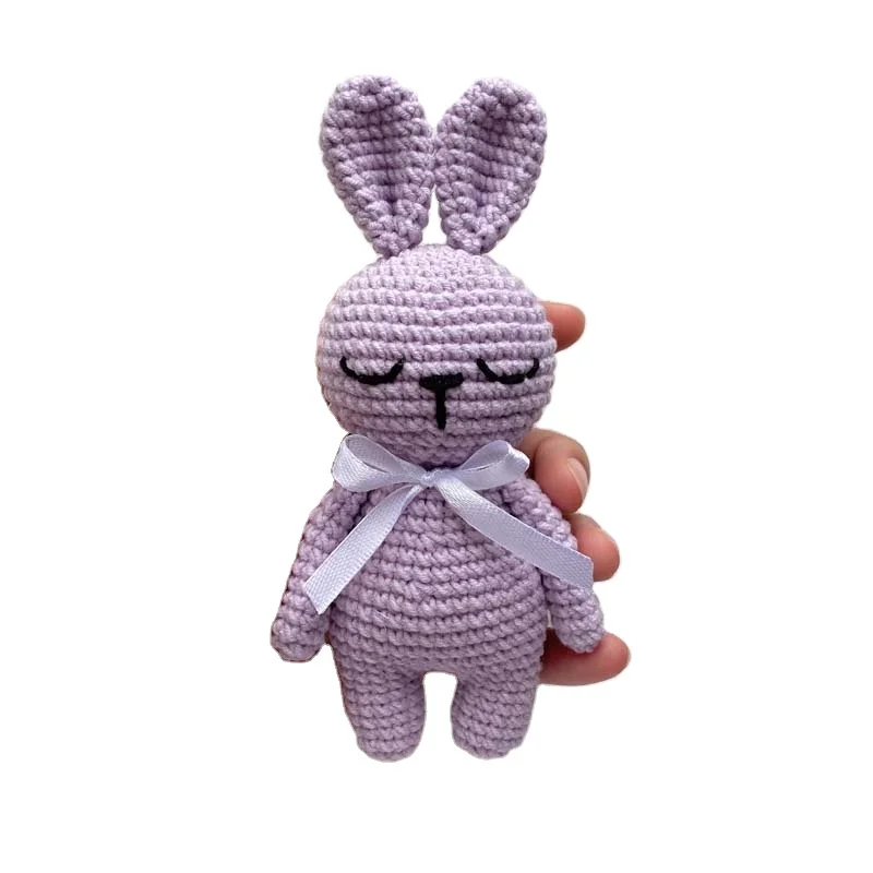 Пользовательский вязаный кролик, кролик амигуруми, игрушка для новорожденных, кролик, балет, вязаная игрушка, ручная работа, амигуруми для детей