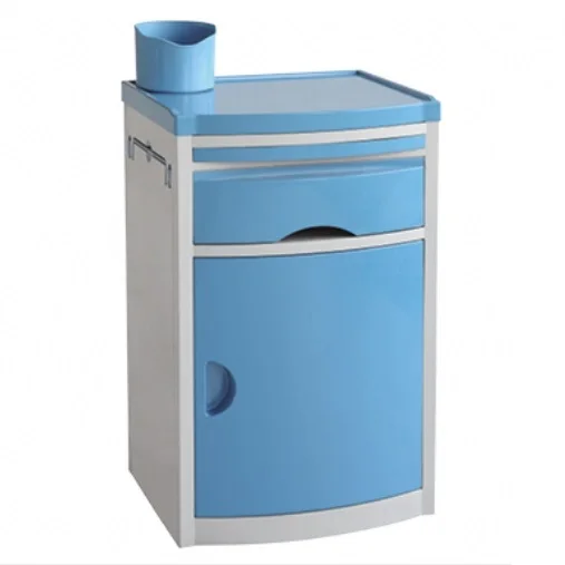 YH-C06 wholesale good quality hospital abs bedside cabinet  hospital bedside table Medical bedside table