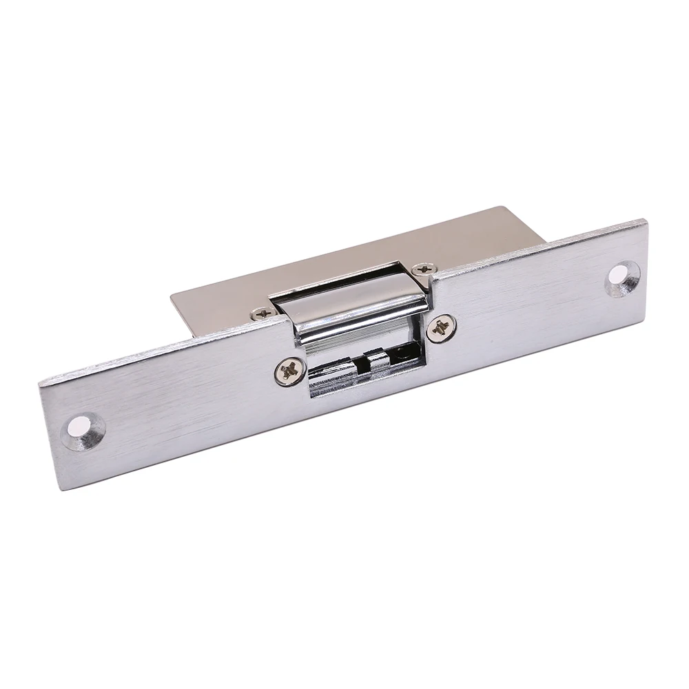 UHPPOTE Heavy Duty Electric Door Strike – 12VDC, Fail-Safe/Secure Adjustable, For Cylindrical Locksets, Indoor Use, 1100lbs Holding Force