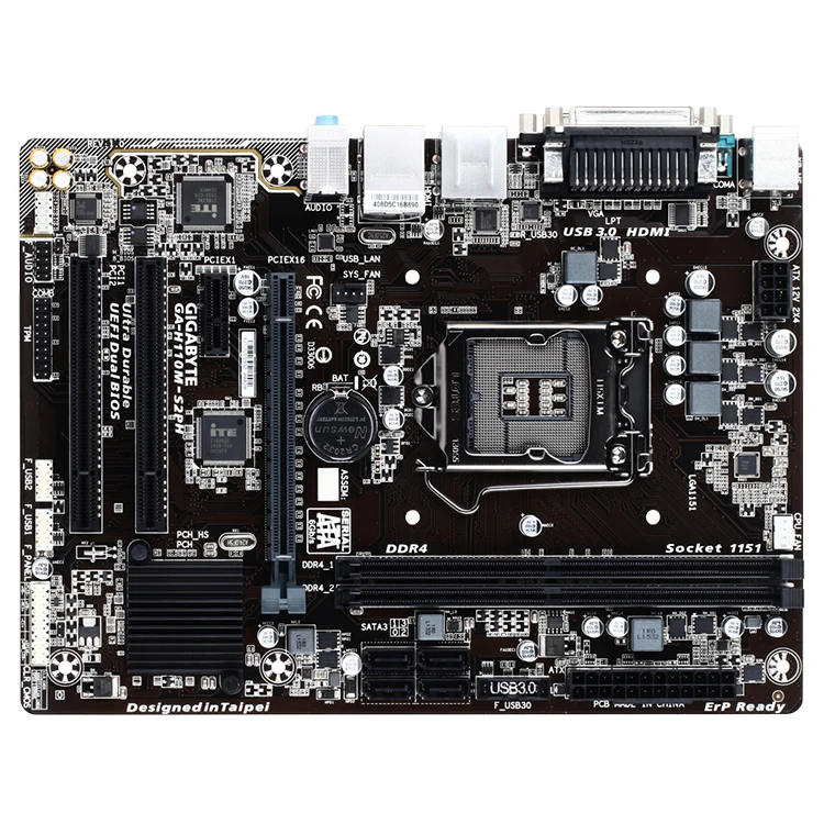 Gigabyte Intel H110ms2ph/h110ms2 Matx Gaming Motherboard With Lga1151