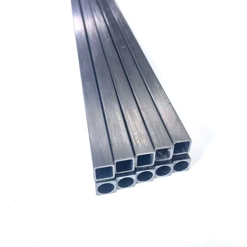 High Strength Premium Carbon Fiber Hollow Tube Rectangle Square High-Density Carbon Pipe