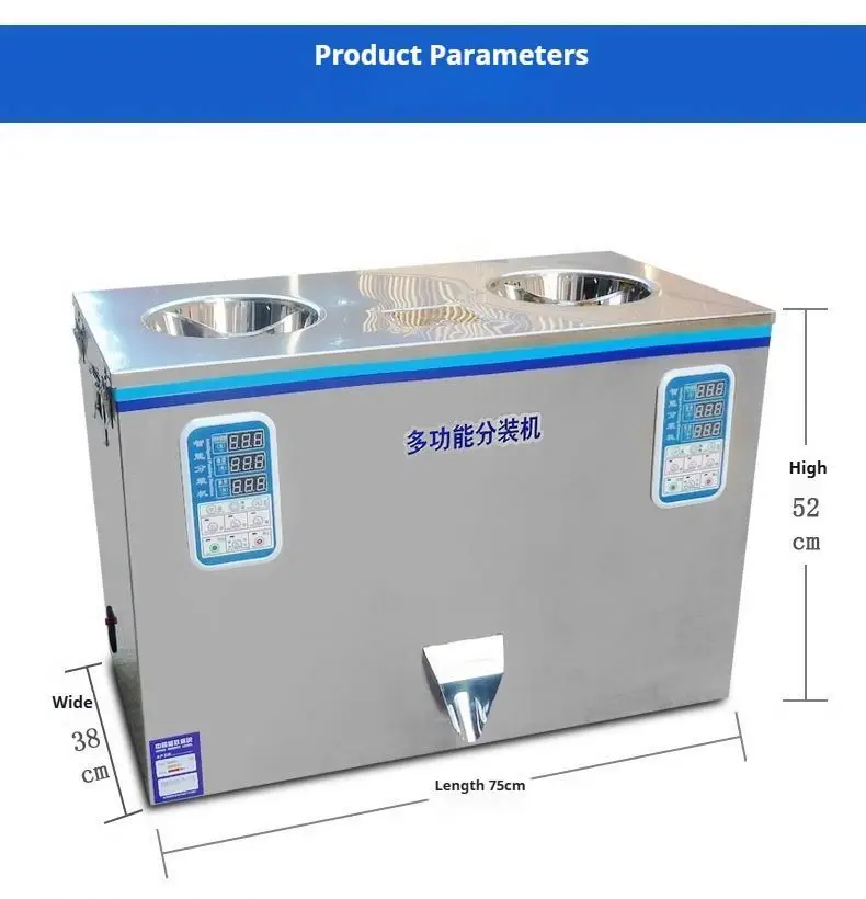TEBAK Multifunctional Quantitative Tea-millet Candy Packaging Machine, Granule Filling Machine, Fruit and Grain Filling Machine