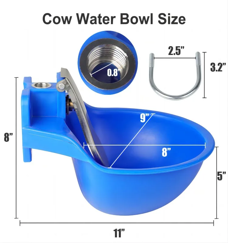 Sheep Water Bowl With Valve, 2 Automatic Goat Drinkers, Farm - Foto 11