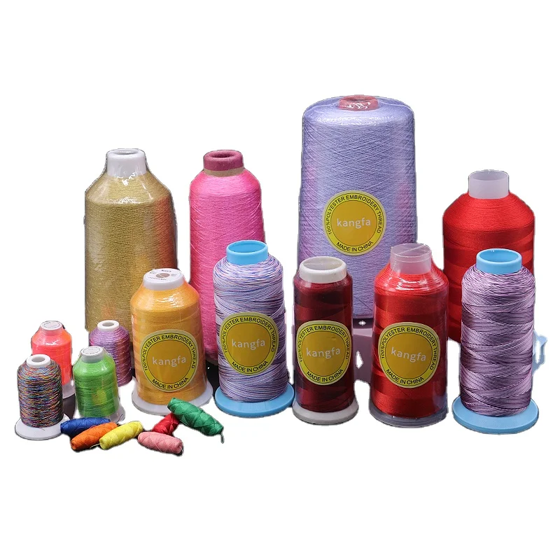 Lot Stock 700 Colors 100% Polyester Manufacturer Embroidery Thread for Machine Embroidery Delivery Fast
